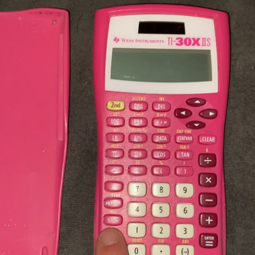 Texas Instruments TI-30XIIS in Bright Pink